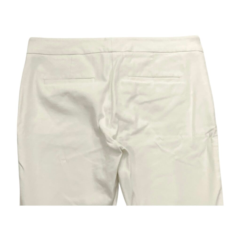 Ann Taylor Factory Signature Women's Straight White 25" Inseam Ankle Pant SZ 4 - Picture 5 of 7